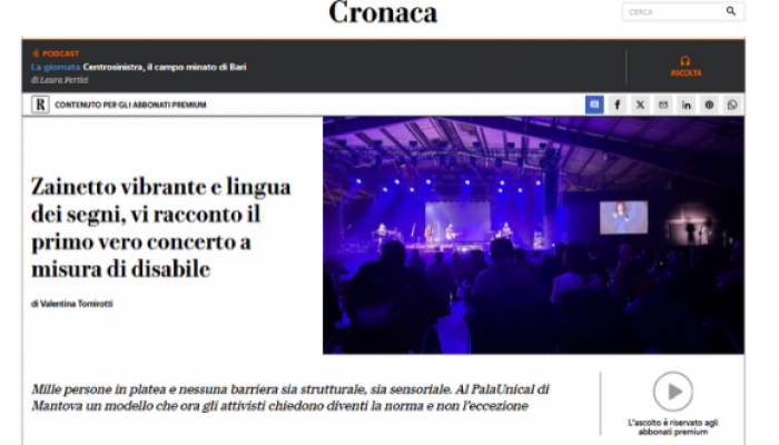 CONCERTO SENZA BARRIERE "ALL IN ROCK" | LA REPUBBLICA