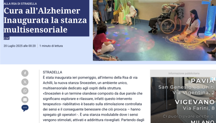 La Provincia Pavese | Cura all’Alzheimer 